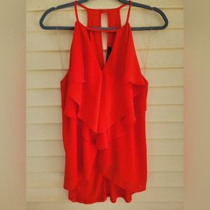 Heart Soul Ruffle Front Top, Large